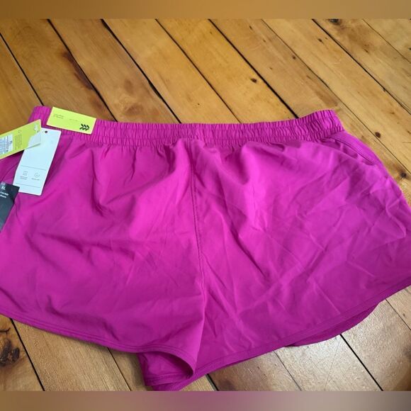 All In Motion Low Rise 2" Running Shorts pink NWT Size XL - Picture 4 of 5